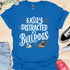 Easily distracted by bulldogs - V3 - Creative Vintage T-Shirt